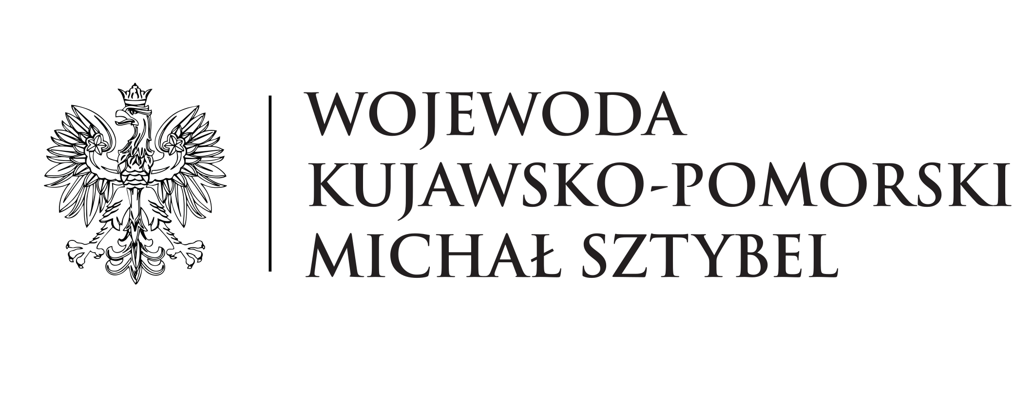 Logo WOJEWODA MS WEKTOR POZIOM czarne