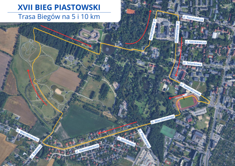 Trasa Biegów na 5 i 10 km